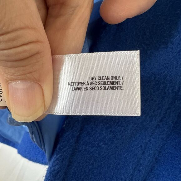 Old Navy Women's Marina Blue Toggle Button Closure Hoodie Coat Size L Fisherman - Picture 7 of 7